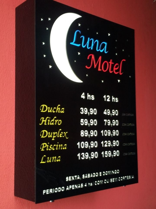 Comunicação Visual Acrílico Bragança Paulista - Comunicação Visual para Motel