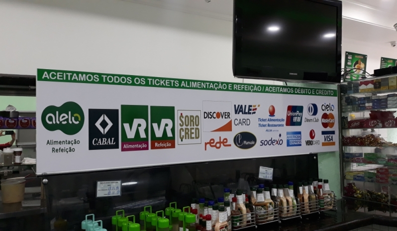 Comunicação Visual Restaurante Valor Santo Antônio da Posse - Comunicação Visual para Loja