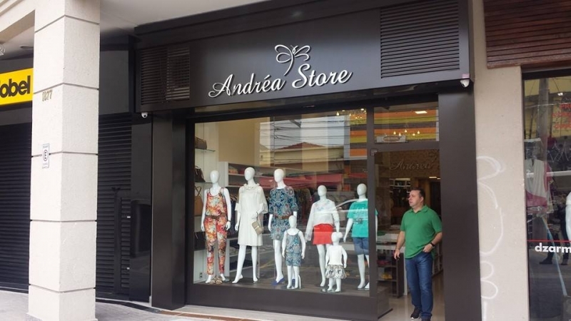 Fachadas Loja Roupa Riviera de São Lourenço - Fachada Loja Moderna