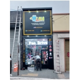 fachada de loja com acm Peruíbe