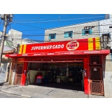 fachada de supermercado em acm valor Bauru