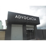 onde fazer letreiro para advogados Limeira