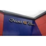 onde fazer letreiro para motel Praia Grande