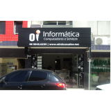 quanto custa fachada loja de informática Marília