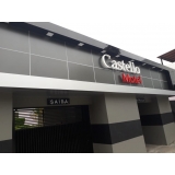 revestimentos para fachada de motel Canguera