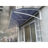 toldo policarbonato para porta orçamento Cubatão