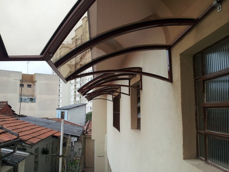 Toldo Policarbonato Transparente São Silvestre de Jacarei - Toldo Policarbonato Retrátil